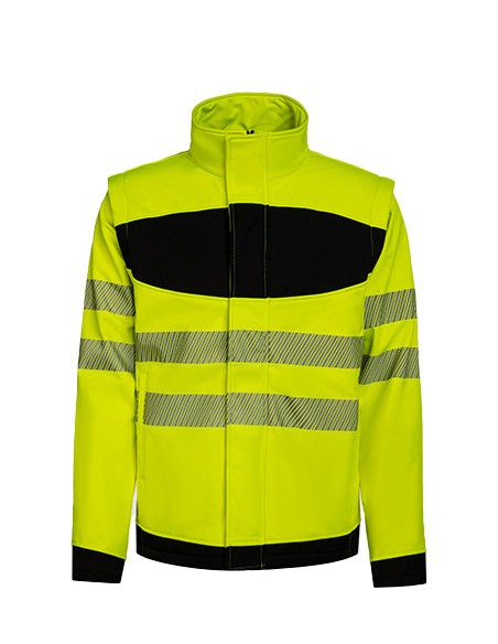 K-EOSSJ-EOS Hi-Vis Workwear Softshell Jacket With Printing Area