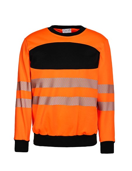 K-EOSSW-EOS Hi-Vis Workwear Sweatshirt With Printing Area