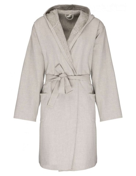 K-KA140-ORGANIC HOODED BATHROBE