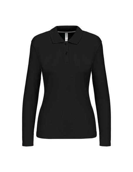 K-KA244-LADIES' LONG-SLEEVED POLO SHIRT