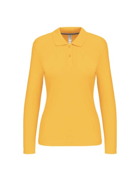 K-KA244-LADIES' LONG-SLEEVED POLO SHIRT