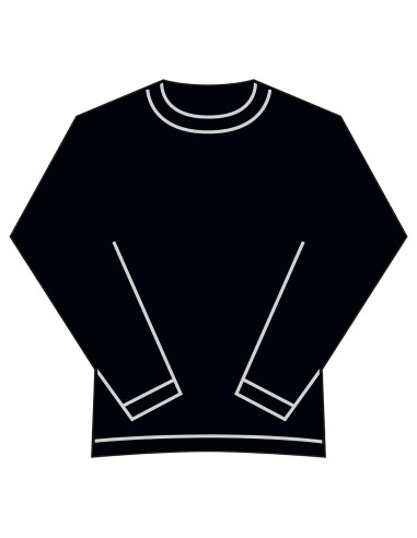 COM-6014-T-shirt à manches longues