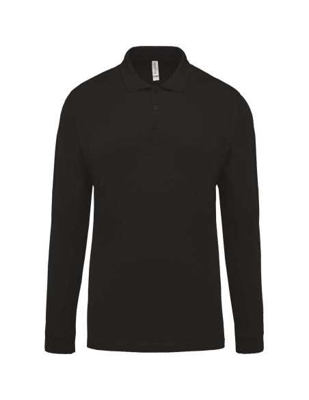 K-KA256-MEN'S LONG-SLEEVED PIQUÉ POLO SHIRT
