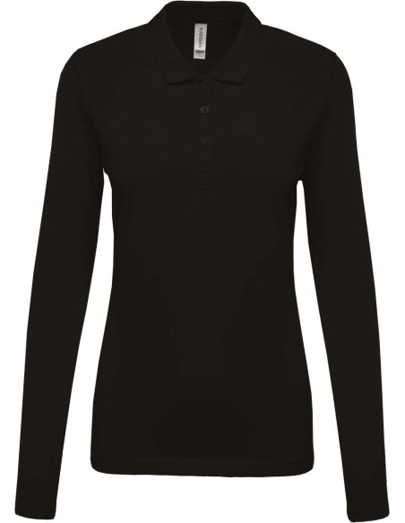K-KA257-LADIES’ LONG-SLEEVED PIQUÉ POLO SHIRT