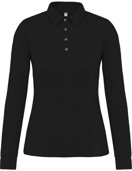 K-KA265-LADIES' LONG SLEEVE JERSEY POLO SHIRT