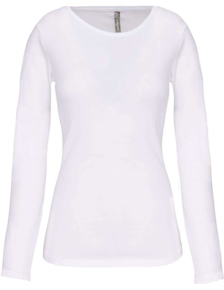 K-KA3017-LADIES LONG-SLEEVED CREW NECK T-SHIRT