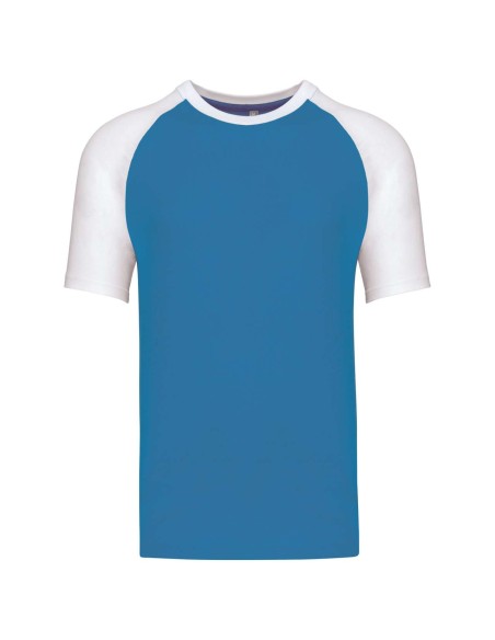 K-KA330-Base ball - T-shirt bicolore manches courtes