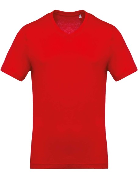 K-KA370-MEN'S SHORT-SLEEVED V-NECK T-SHIRT