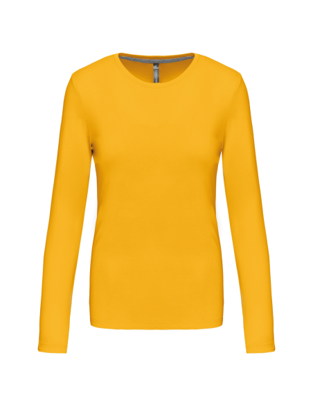 K-KA383-LADIES' LONG-SLEEVED CREW NECK T-SHIRT
