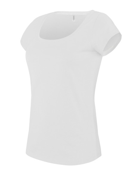 K-KA384-T-shirt col bateau manches courtes femme Kariban