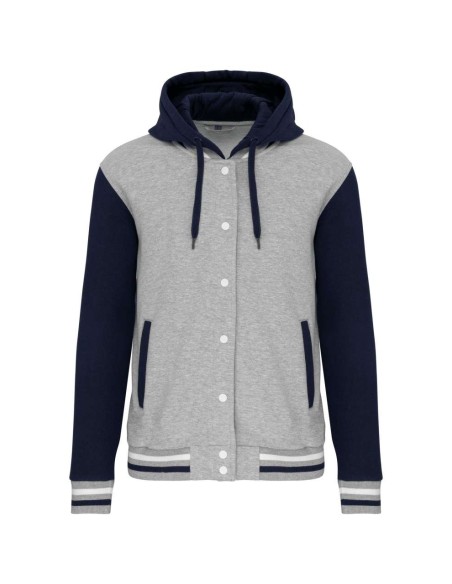 K-KA4003-UNISEX TEDDY JACKET WITH HOOD