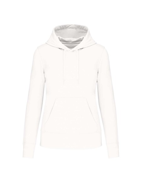 K-KA4028-LADIES' ECO-FRIENDLY HOODED SWEATSHIRT