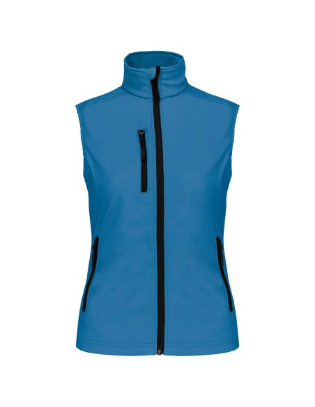 K-KA404-LADIES' SOFTSHELL BODYWARMER