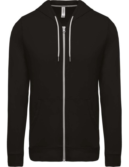 K-KA438-LIGHTWEIGHT COTTON HOODED SWEATSHIRT