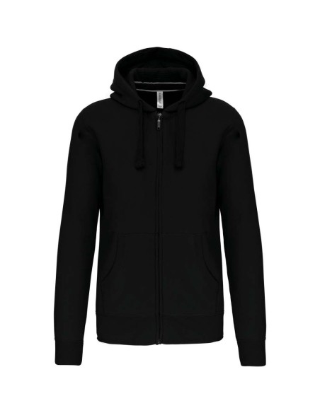 K-KA454-MEN'S FULL ZIP HOODED SWEATSHIRT