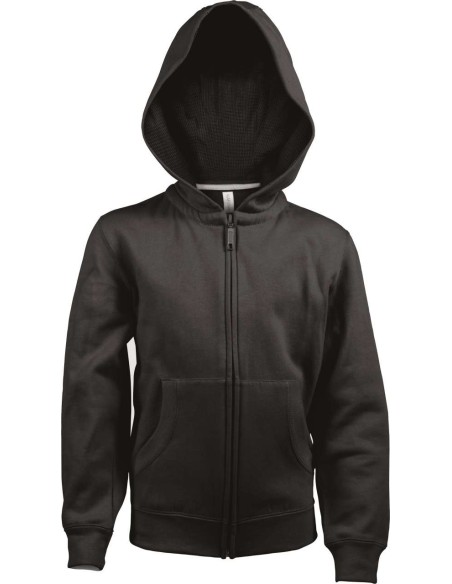K-KA455-KIDS FULL ZIP HOODED SWEATSHIRT