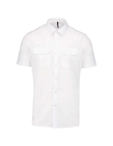 K-KA503-MEN'S SHORT-SLEEVED PILOT SHIRT