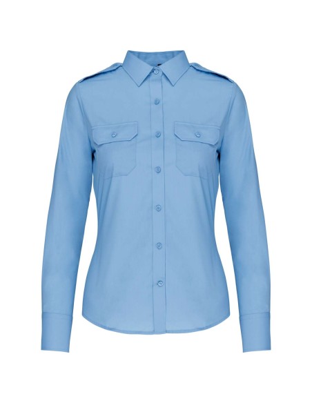 K-KA506-LADIES’ LONG-SLEEVED PILOT SHIRT