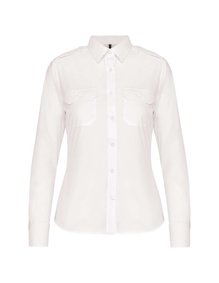 K-KA506-LADIES’ LONG-SLEEVED PILOT SHIRT