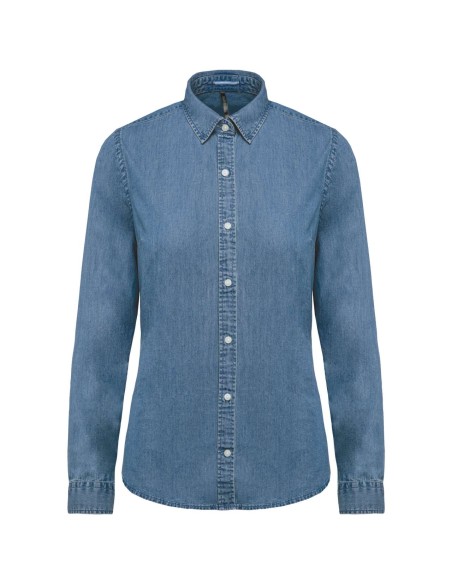K-KA509-LADIES’ DENIM SHIRT