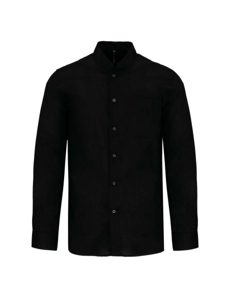 K-KA515-MEN'S LONG-SLEEVED MANDARIN COLLAR SHIRT