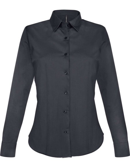 K-KA530-LADIES' LONG-SLEEVED STRETCH SHIRT