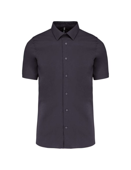 K-KA531-SHORT-SLEEVED COTTON/ELASTANE SHIRT