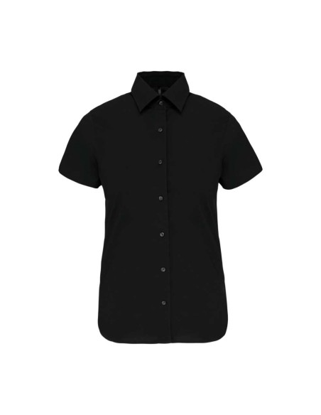 K-KA532-LADIES' SHORT-SLEEVED COTTON/ELASTANE SHIRT