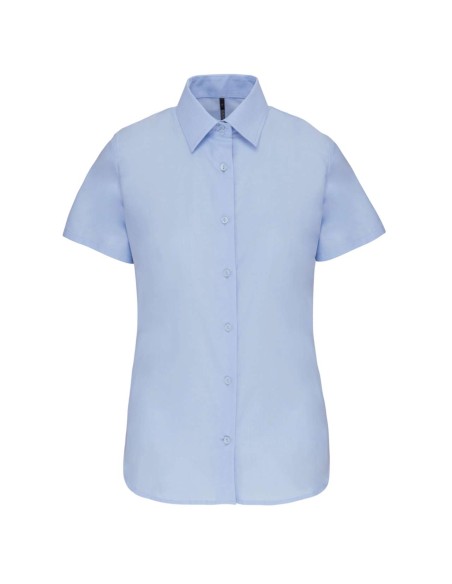K-KA536-LADIES' SHORT-SLEEVED OXFORD SHIRT
