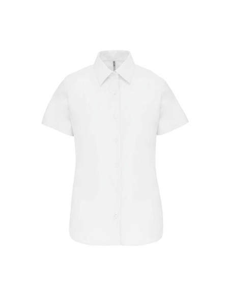 K-KA536-LADIES' SHORT-SLEEVED OXFORD SHIRT
