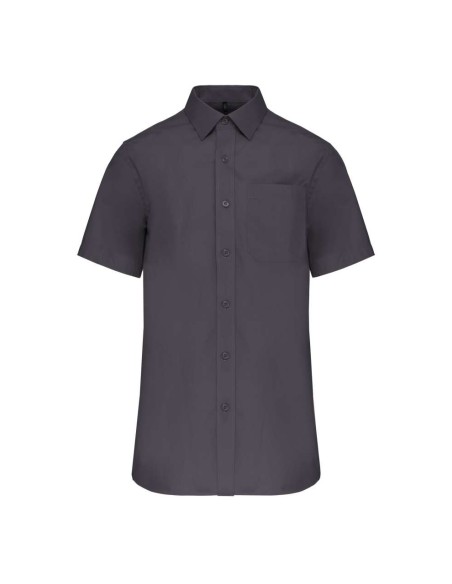 K-KA543-MEN'S SHORT-SLEEVED COTTON POPLIN SHIRT