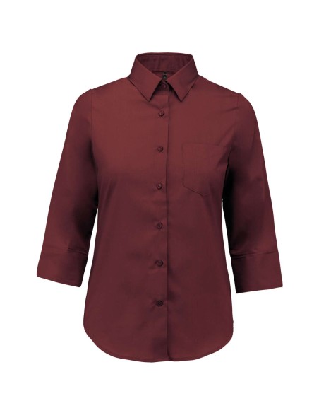 K-KA558-LADIES' 3/4 SLEEVED SHIRT