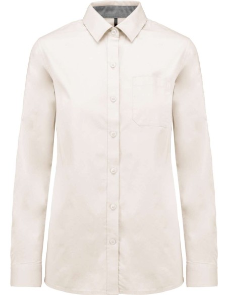 K-KA585-LADIES’ NEVADA LONG SLEEVE COTTON SHIRT