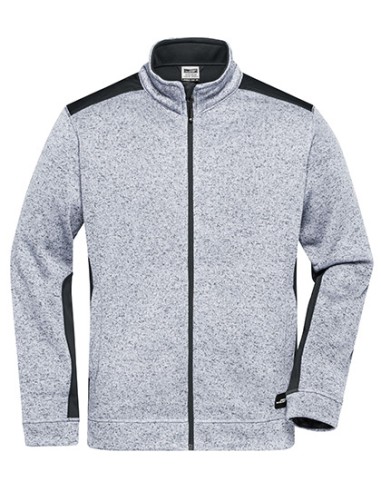 DAI-JN862-Mens Knitted Workwear Fleece Jacket -STRONG-