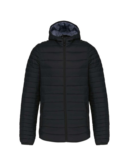 K-KA6110-MEN'S LIGHTWEIGHT HOODED PADDED JACKET
