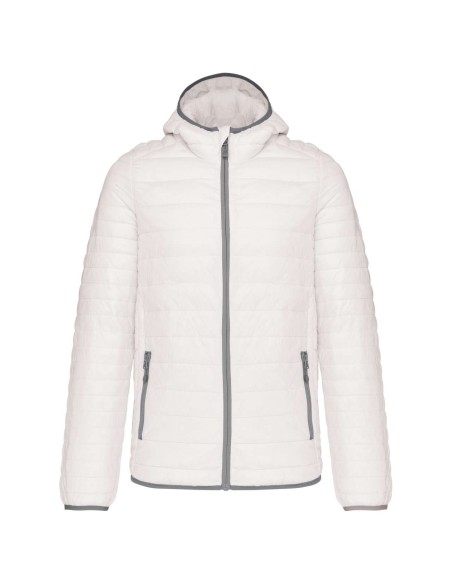 K-KA6110-MEN'S LIGHTWEIGHT HOODED PADDED JACKET