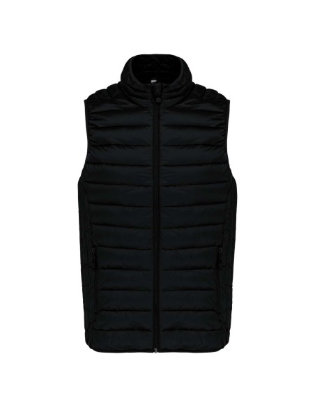 K-KA6114-LADIES' LIGHTWEIGHT SLEEVELESS FAKE DOWN JACKET