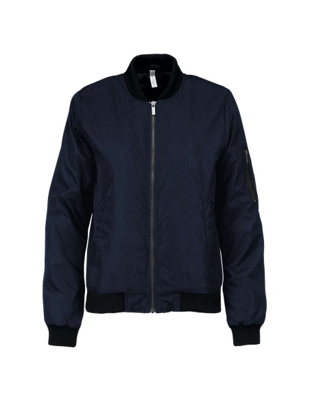 K-KA6123-LADIES' BOMBER JACKET