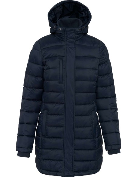 K-KA6129-LADIES' LIGHTWEIGHT HOODED PADDED PARKA