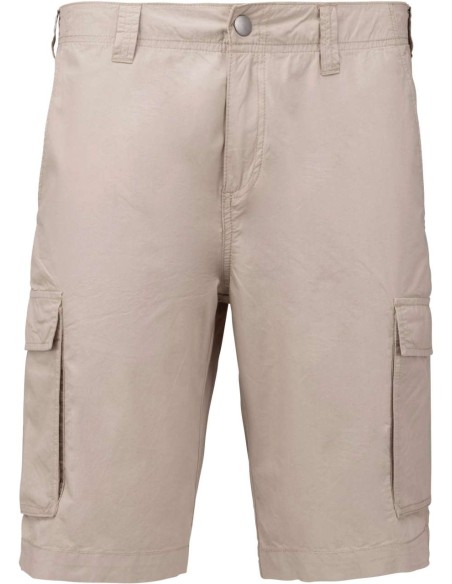 K-KA755-MEN'S LIGHTWEIGHT MULTIPOCKET BERMUDA SHORTS