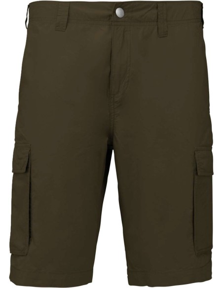 K-KA755-MEN'S LIGHTWEIGHT MULTIPOCKET BERMUDA SHORTS