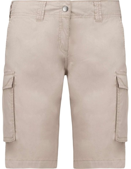 K-KA756-LADIES' LIGHTWEIGHT MULTIPOCKET BERMUDA SHORTS