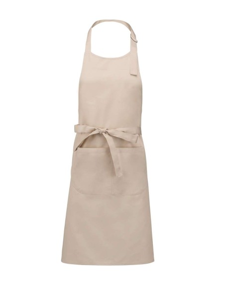 K-KA890-POLYESTER COTTON APRON WITH POCKET