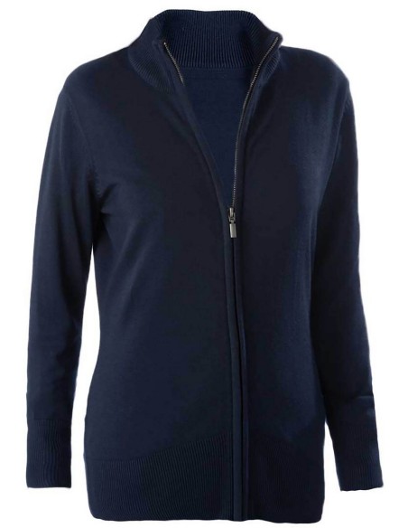 K-KA962-LADIES' FULL ZIP  CARDIGAN