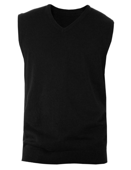 K-KA969-MEN'S SLEEVELESS V-NECK JUMPER
