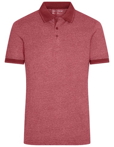 DAI-JN706-Mens Heather Polo