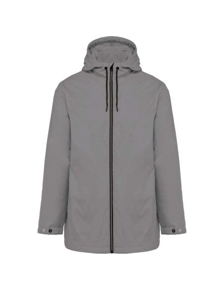K-KB6153-UNISEX HOODED JACKET WITH MICRO-POLARFLEECE LINING