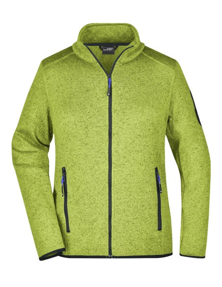 DAI-JN761-Ladies Knitted Fleece Jacket