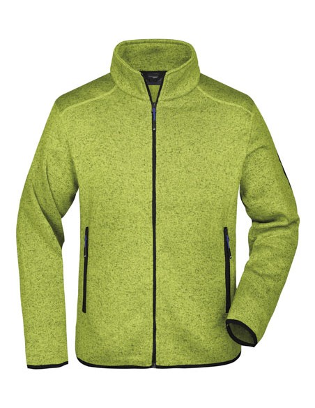 DAI-JN762-Mens Knitted Fleece Jacket
