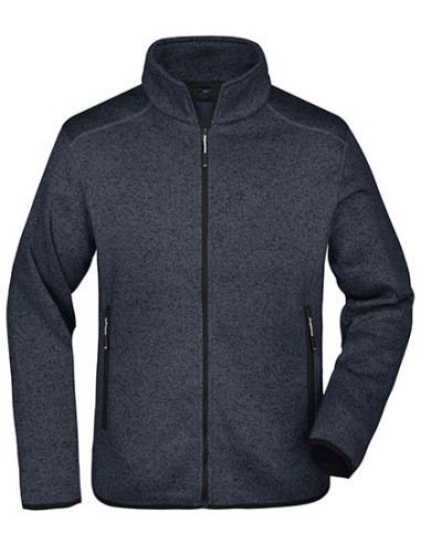 DAI-JN762-Mens Knitted Fleece Jacket